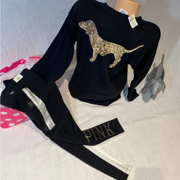 NWT VS PINK BLING SET